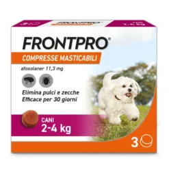 Frontpro 11,3mg Cani 2-4kg 3 Compresse Masticabili