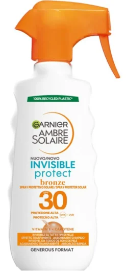 Garnier Ambre Solaire Bronze Spf30 Invisible Protect 300ml