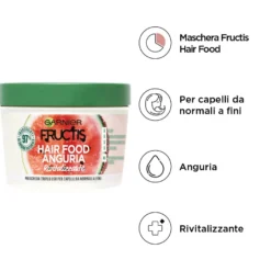 Garnier Fructis Hair Food Anguria Maschera Capelli Rivitalizzante 390ml