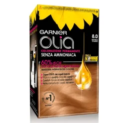 Garnier Olia Colorazione Permanente Senza Ammoniaca 8,0 Biondo Chiaro