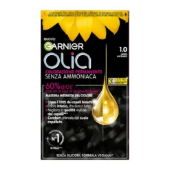 Garnier Olia Midnight Kit Colorazione Permanente Capelli 1.0 Nero Intenso