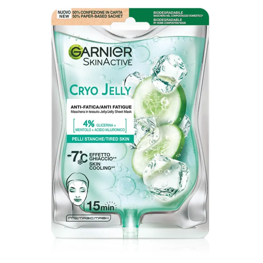 Garnier Skinactive Hyaluronic Cryojelly Maschera In Tessuto Anti-fatica 1 Pezzo
