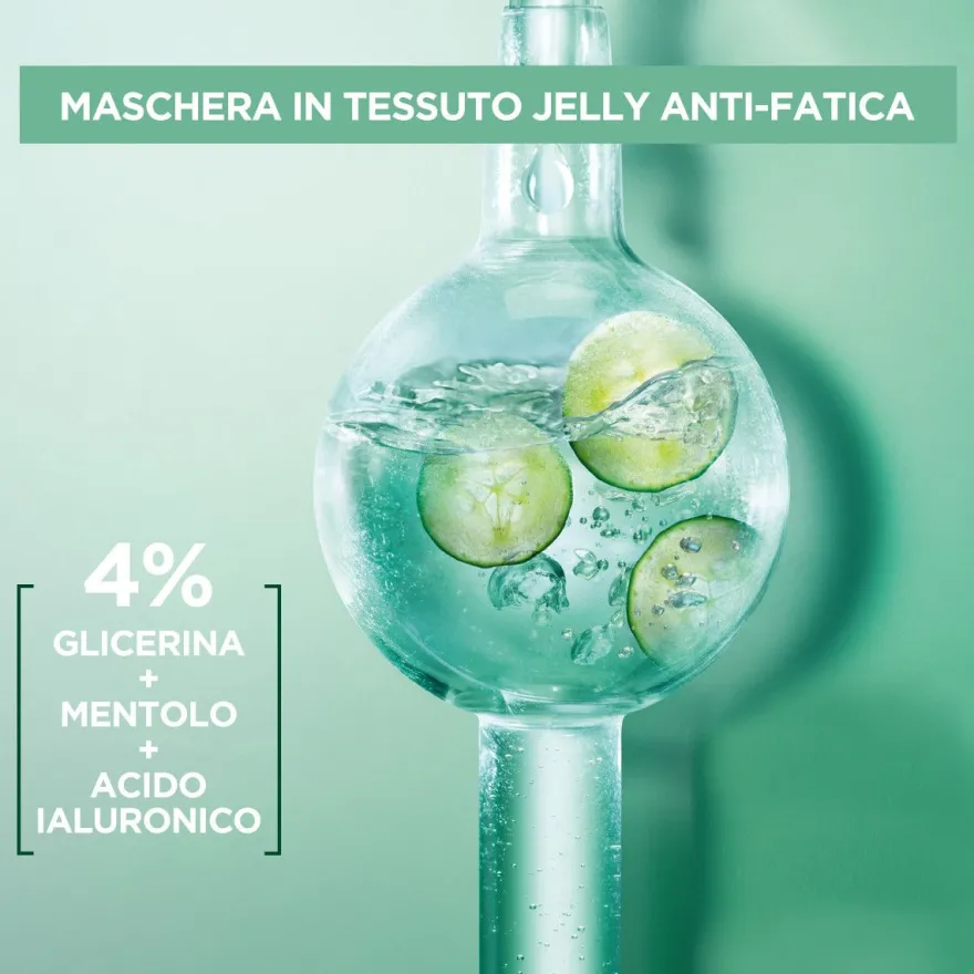 Garnier Skinactive Hyaluronic Cryojelly Maschera In Tessuto Anti-fatica 1 Pezzo