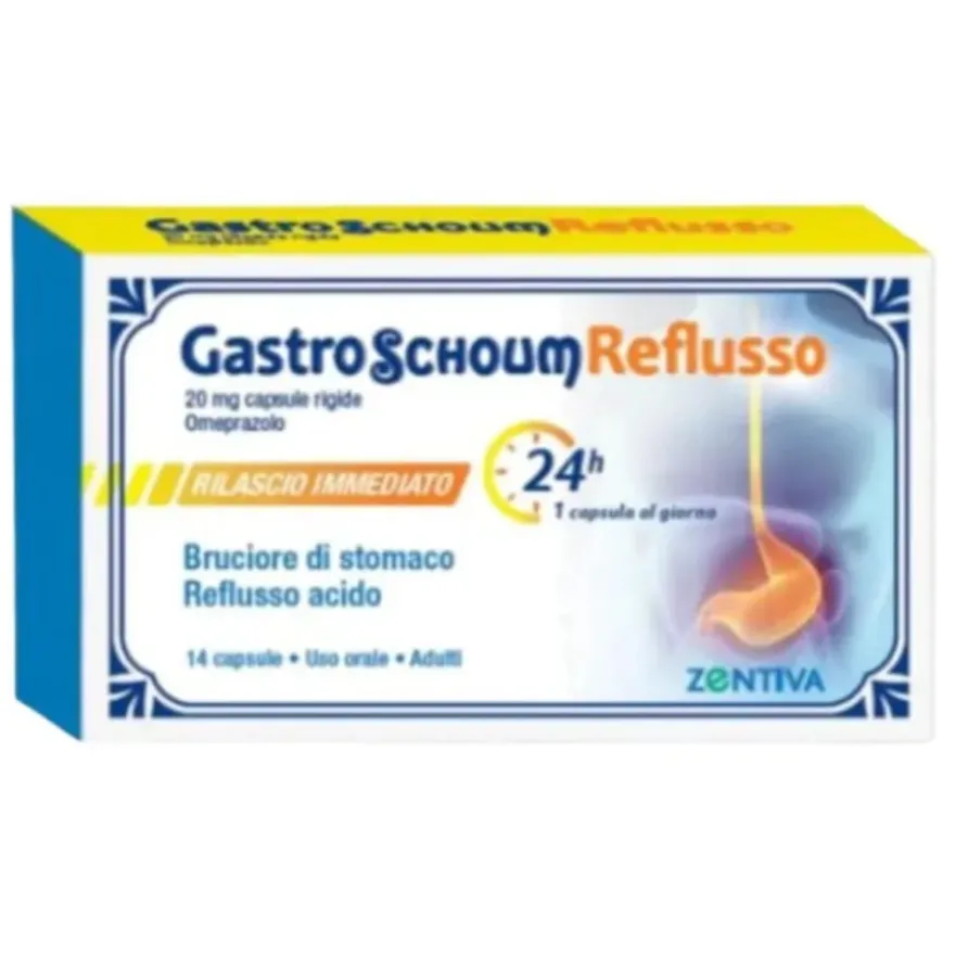 Gastro Schoum Reflusso 20mg 14 Capsule