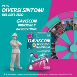 Gaviscon Bruciore E Indigestione 24 Bustine