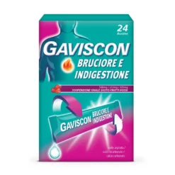 Gaviscon Bruciore E Indigestione Gusto Frutti Rossi 24 Bustine