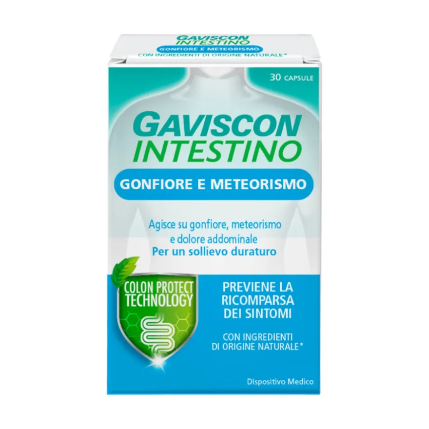 Gaviscon Integratore Per Gonfiore Intestinale E Meteorismo 30 Capsule