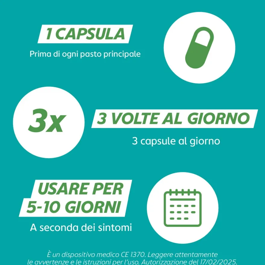 Gaviscon Integratore Per Gonfiore Intestinale E Meteorismo 30 Capsule