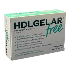 Gelar Pharma Hdlgelar Free Integratore Per Colesterolo 45 Capsule Da 550mg