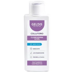 Geldis Collutorio Clorexidina 0,12% Menta Dolce Azione Anti-placca 200ml