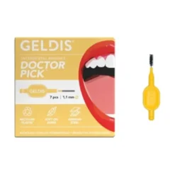 Geldis Doctor Pick Scovolini Interdentali Giallo 1,1mm 7 Pezzi