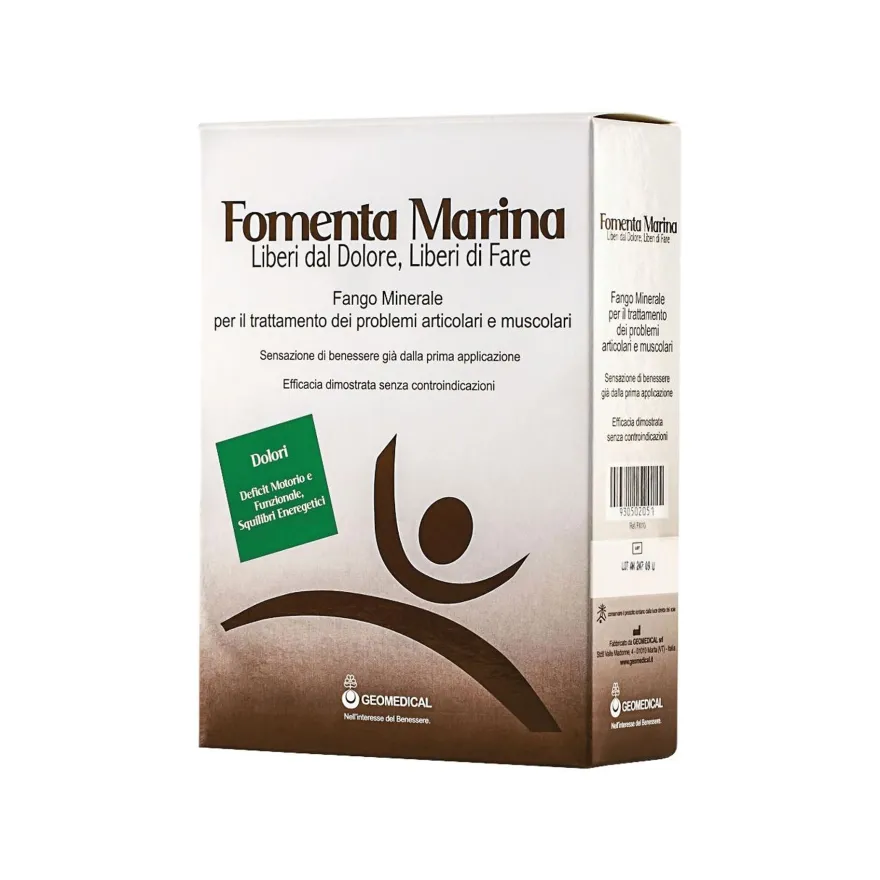 Geomedical Fomenta Marina Fango E Gel Minerale Dolori Articolari E Muscolari 5x150g