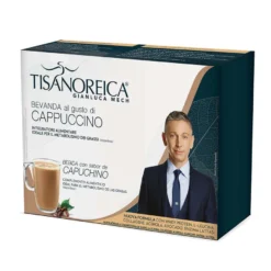 Gianluca Mech Tisanoreica Bevanda Cappuccino 4 Buste