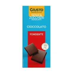 Giusto Cioccolato Fondente Senza Zucchero 85g