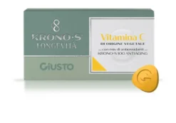 Giusto Kronos Longevità Vitamina C Integratore Antiossidante 30 Compresse