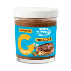 Giusto Senza Zuccheri Crema Gianduia Nocciole Senza Glutine 200g
