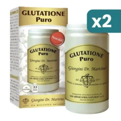 Glutatione Puro Integratore Difese Immunitarie 2 confezioni da 100g