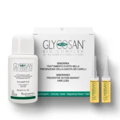 Glycosan Plus Biocomplex Shampoo Anticaduta Seborrea 150ml + 6 Fiale