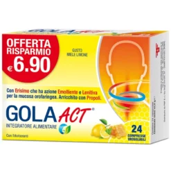 Gola Act Miele E Limone 24 Compresse Orosolubili