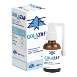 Golazaf Spray Integratore Di Gola Con Erisimo Camomilla Malva 20ml