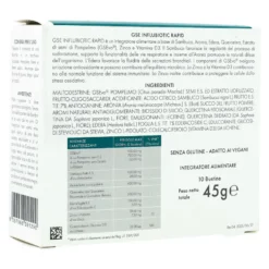 Gse Influbiotic Rapid Integratore Vie Respiratorie 10 Bustine