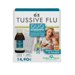 Gse Tussive Flu Duo Flacone 120ml + 6 Stick Pack Monodose
