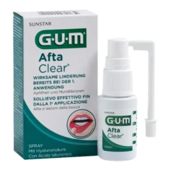 Gum Afta Clear Spray 15ml Per Ulcere Della Bocca 15ml 1 Spray