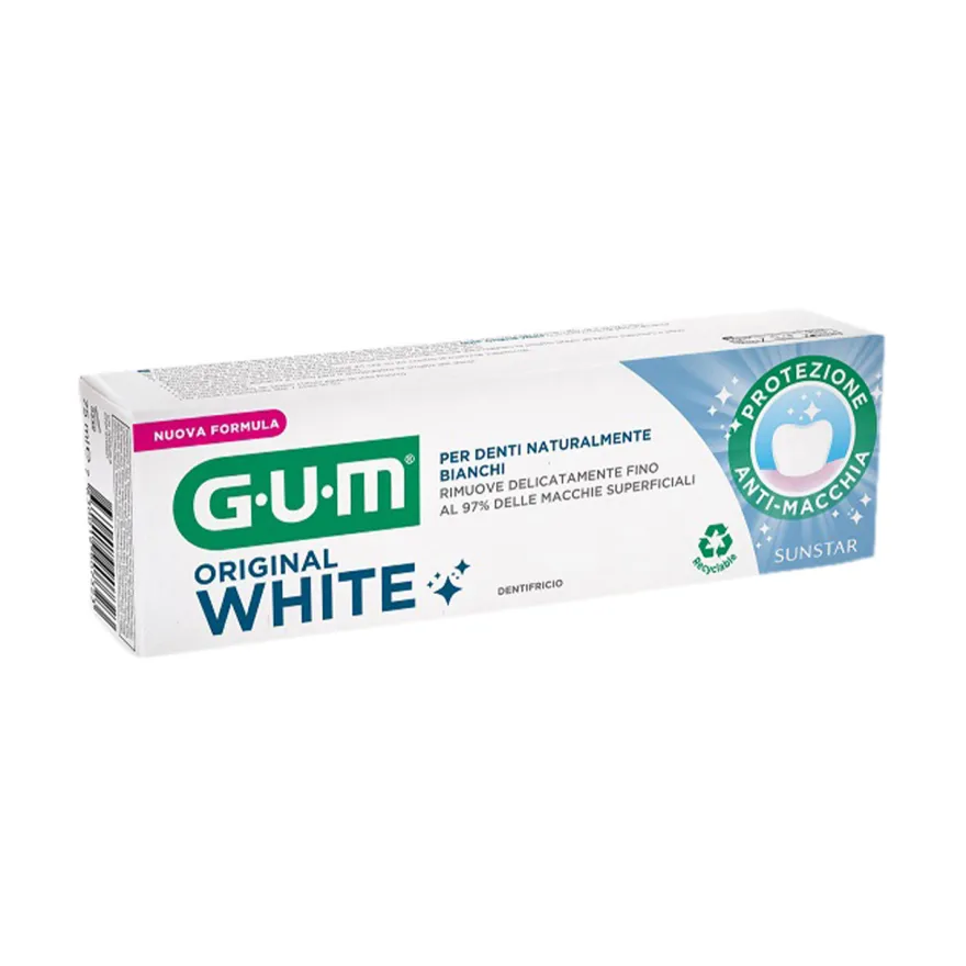 Gum Original White Dentifricio Sbiancante 75ml