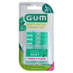 Gum Soft Pick Comfort Flez Mint Large Scovolino 40 Pezzi