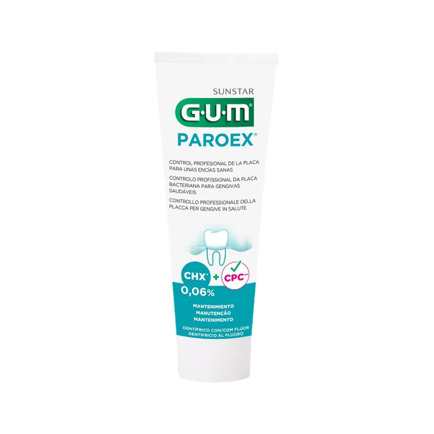 Gum Sunstar Paroex Dentifricio Fluoro Antiplacca 0,06chx 75ml