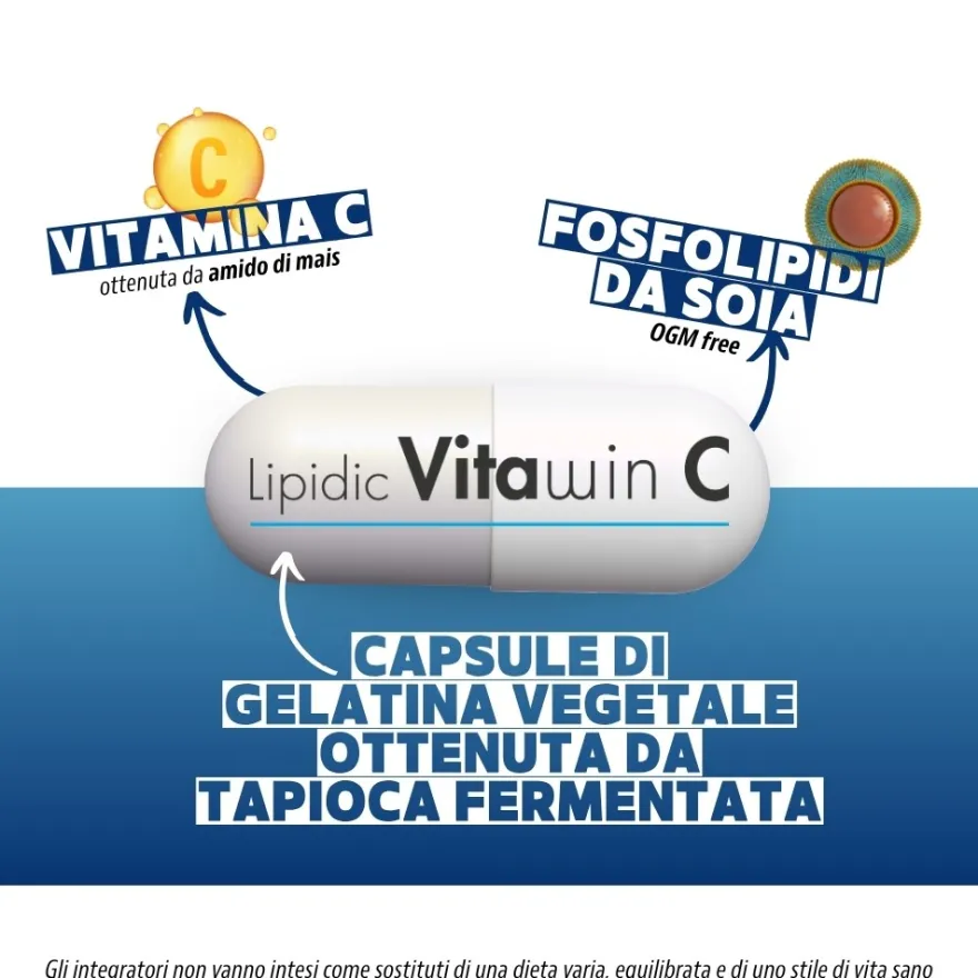 Guna Lipid Vitawin C Integratore Di Vitamina C 75 Capsule