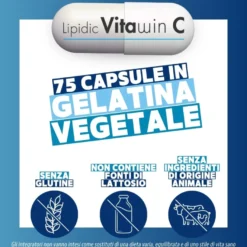 Guna Lipid Vitawin C Integratore Di Vitamina C 75 Capsule