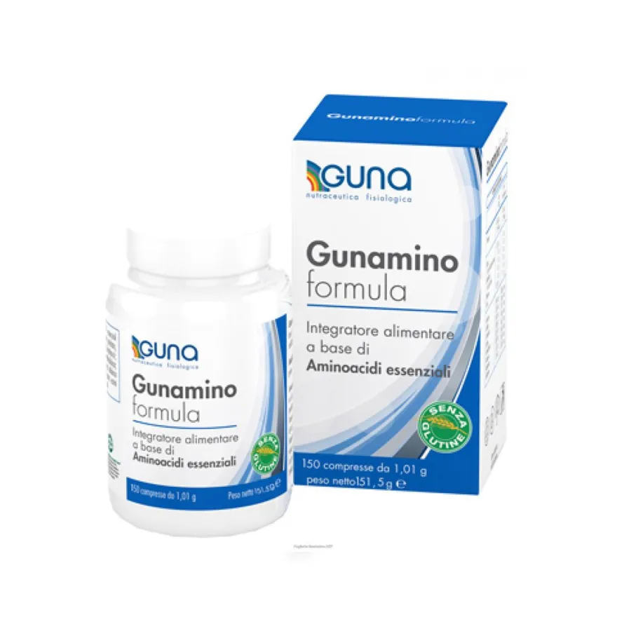 Gunamino Formula Integratore Aminoacidi Essenziali 150 Compresse