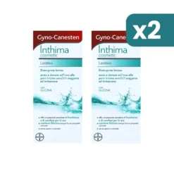 Gyno-canesten Inthima Detergente Intimo Lenitivo Con Glicina 12 Ore Comfort 2 confezioni da Flacone 200ml