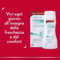 Gyno-canesten Inthima Detergente Intimo Lenitivo Con Glicina 12 Ore Comfort 2 confezioni da Flacone 200ml