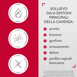 Gyno-canesten Monodose Sintomi Candida 500mg Clotrimazolo 1 Capsula Vaginale + Applicatore 2 confezioni