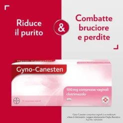 Gyno-canesten Per Candida Bruciore Intimo Perdite Infezioni Vaginali 12 Compresse Vaginali