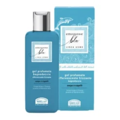 Helan Emozione Blu Gel Profumato Effervescente Frizzante Bagnodoccia 200ml