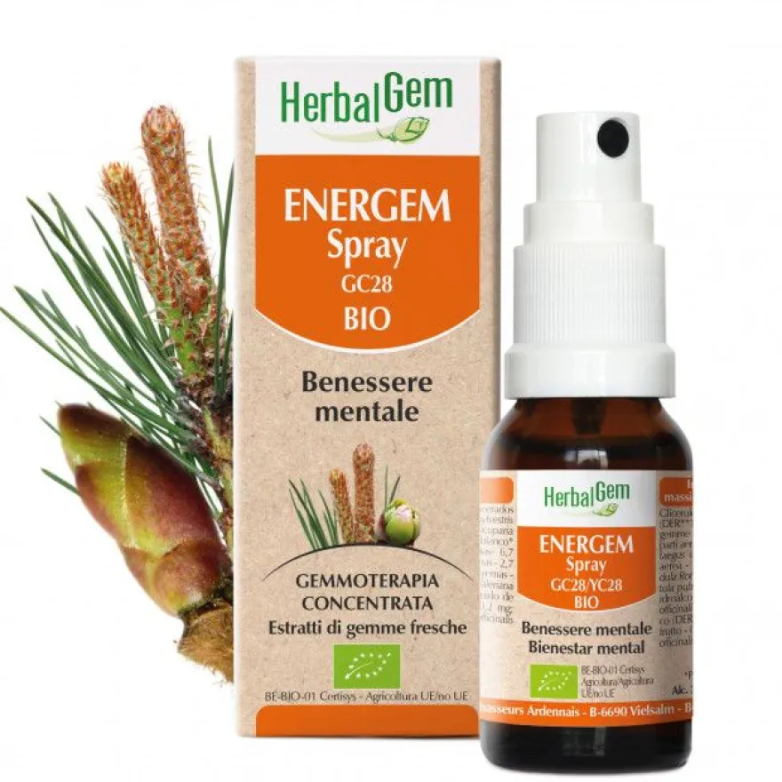 Herbalgem Energem Spray Benessere Mentale 10ml
