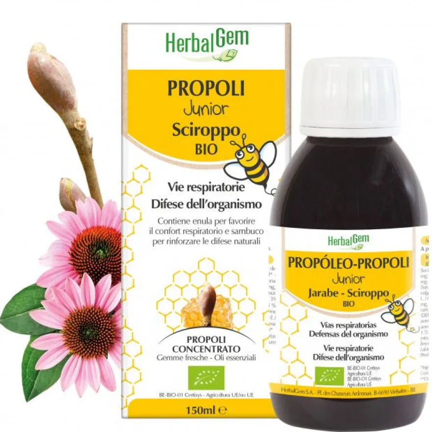 Herbalgem Propoli Junior Sciroppo Gola 150ml