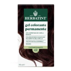 Herbatint Gel Colorante Permanente 3dosi 4r Castano Ramato Colorazione Permanente Per Capelli Senza Ammoniaca 170ml