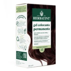 Herbatint Gel Colorante Permanente 3dosi 4r Castano Ramato Colorazione Permanente Per Capelli Senza Ammoniaca 170ml