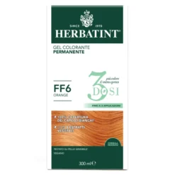 Herbatint Gel Colorante Permanente 3dosi Ff6 Orange Sabbia Colorazione Permanente Per Capelli Senza Ammoniaca 300ml