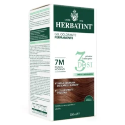 Herbatint Gel Colorante Permanente 3dosi 7m Biondo Mogano Tinta Permanente Capelli Senza Ammonia 300ml