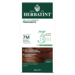 Herbatint Gel Colorante Permanente 3dosi 7m Biondo Mogano Tinta Permanente Capelli Senza Ammonia 300ml