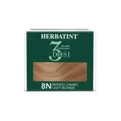Herbatint Gel Colorante Permanente 3dosi 8n Biondo Chiaro Tinta Permanente Capelli Senza Ammonia 300ml