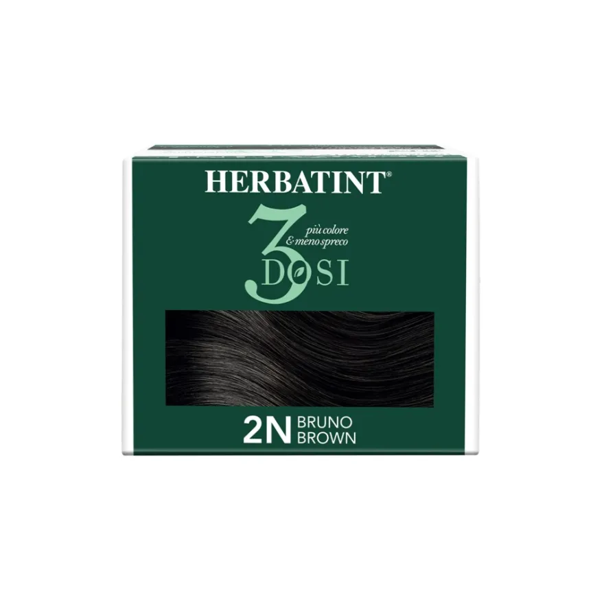 Herbatint Gel Colorante Permanente 3dosi 2n Bruno Tinta Permanente Capelli Senza Ammonia 300ml