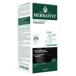 Herbatint Gel Colorante Permanente 3dosi 2n Bruno Tinta Permanente Capelli Senza Ammonia 300ml