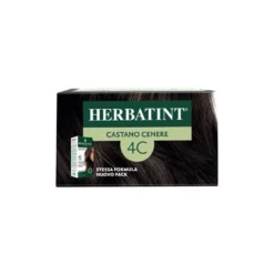 Herbatint Gel Colorante Permanente 3dosi 4c Castano Cenere Colorazione Permanente Per Capelli Senza Ammoniaca 170ml