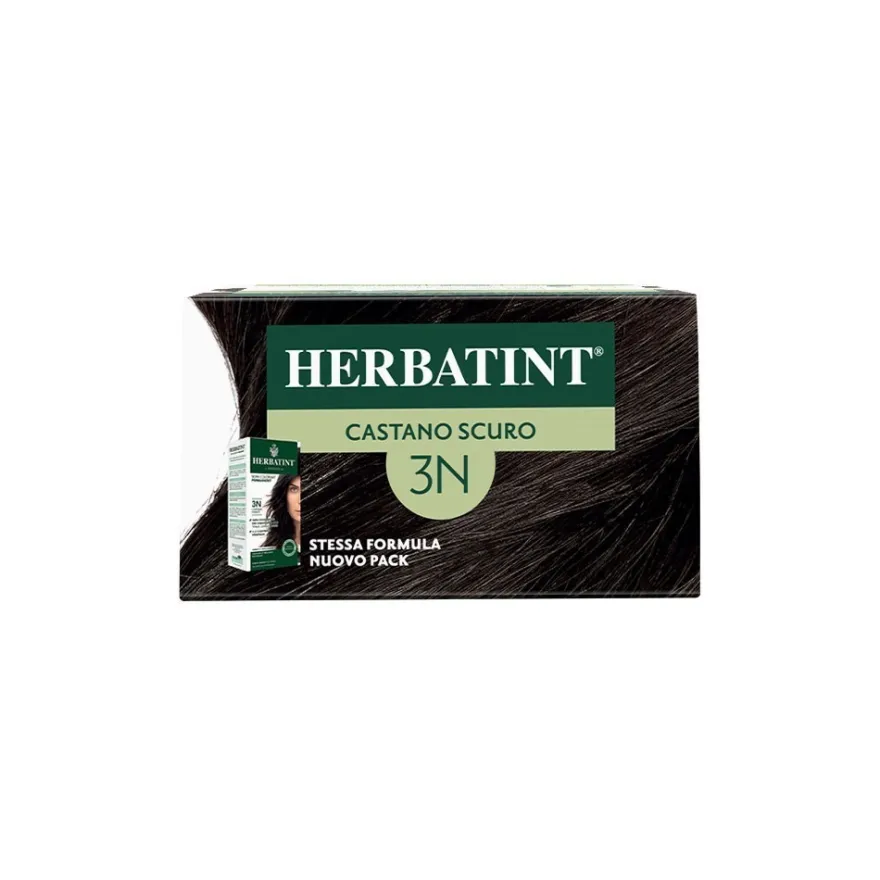 Herbatint Gel Colorante Permanente 3dosi 3n Castano Scuro Colorazione Permanente Per Capelli Senza Ammoniaca 170ml